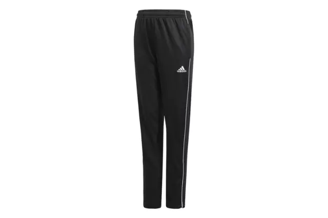 adidas Core18 Training Pants Kids Black Youth Casual Training Gym Pants - CE9034