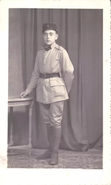 Photo au format Carte Postale d'un soldat de l'Infanterie Coloniale - 1939