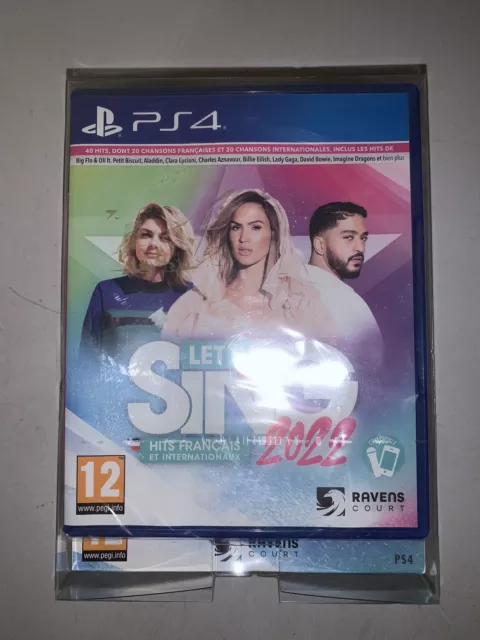 Let's Sing 2022 Hit Français Avec 2 Micros Neuf Sous Blister Ps4