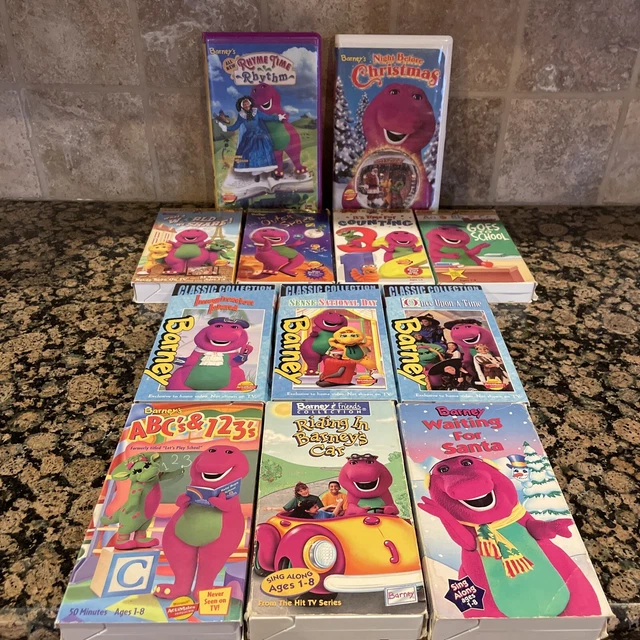 Barney Vhs Lot Of Four Tapes Classic Collection Barney Songs The Best