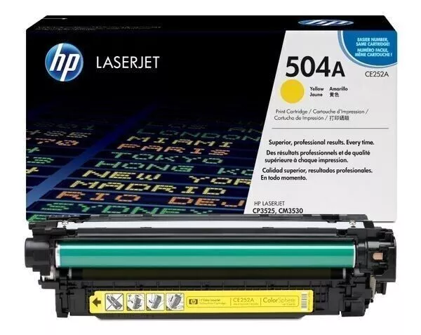 Genuine HP CE252A Yellow Toner Cartridge - Unboxed (VAT Inc)