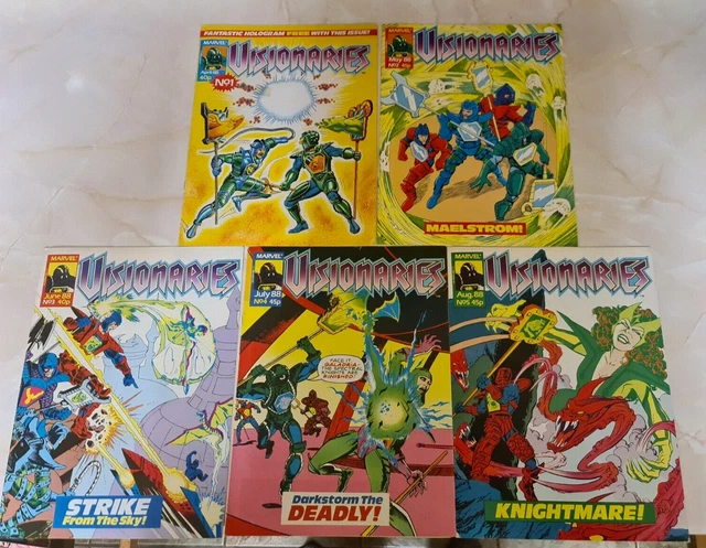 Visionaries Box Set VISIONARIES COMIC GIFT Set Marvel 1980s 5 Issues IDW 2010s Complete 5 ...