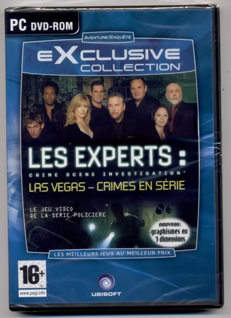 Neuf Jeu Pc Dvd Rom Les Experts Crime Scene Enquete  Jeu Et Manuel En Francais