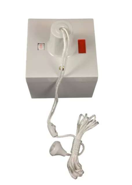 SHOWER CEILING PULL Switch Surface Box 50amp Double Pole DP Switch Neon 14.60 PicClick UK