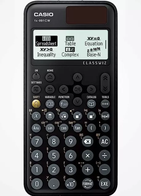 Neuf CASIO FX-991CW Classwiz Scientific Calculatrice Noir Limitée Stock