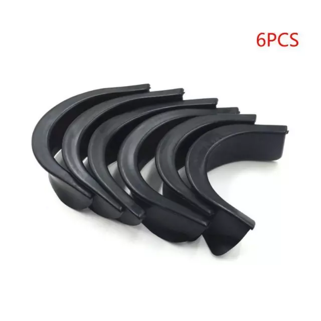 6Pcs Pool Table Billiard Pocket Hole Rubber Liners Snooker Replacement Accessory