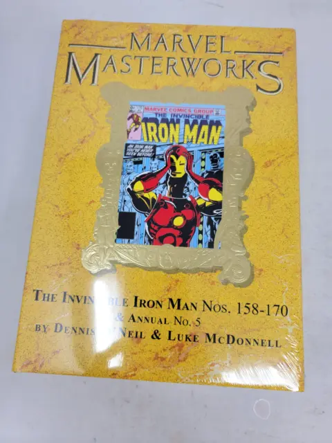 Marvel Masterworks Iron Man Vol 337 ~ Hardcover New Sealed Gold Foil Edition