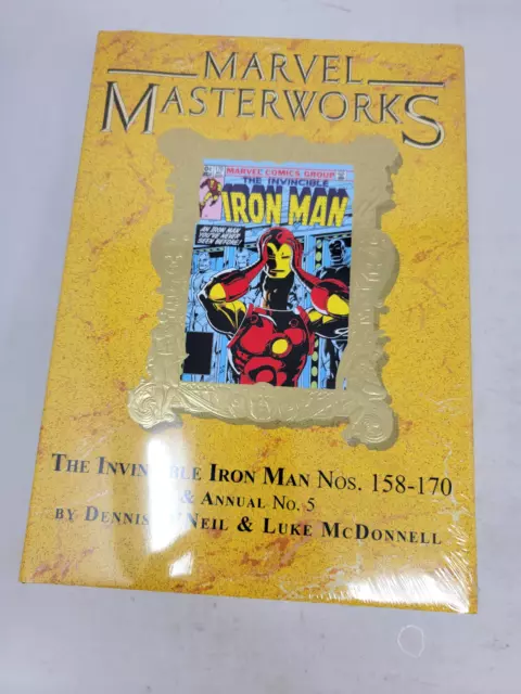 Marvel Masterworks Iron Man Vol 337 ~ Hardcover New Sealed Gold Foil Edition