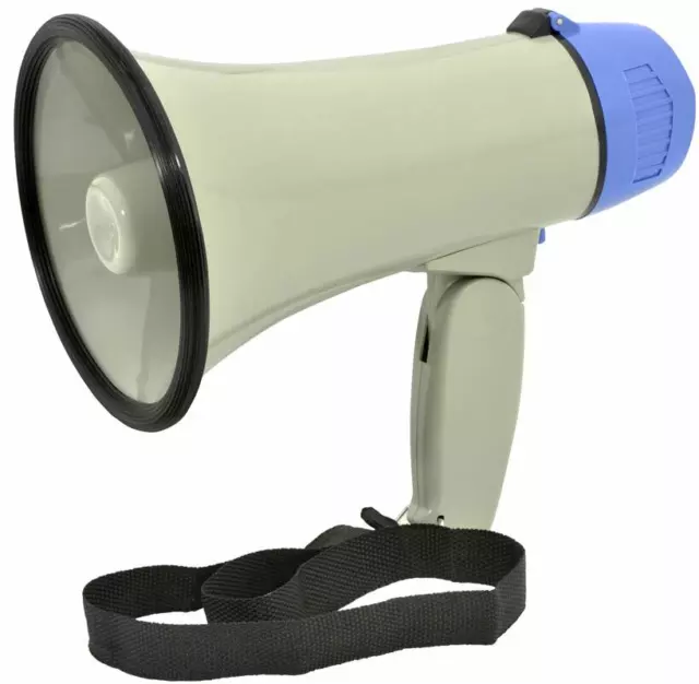 Adastra L01 Megaphon Megafon Megaphone Sprachverstärker mit Sirene bis 600m NEU