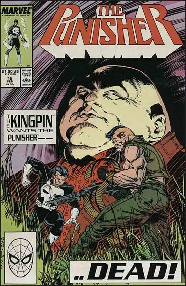 The Punisher #16 9.2 (W) NM- Kingpin App. Marvel Comics 1989 STOCK PHOTO