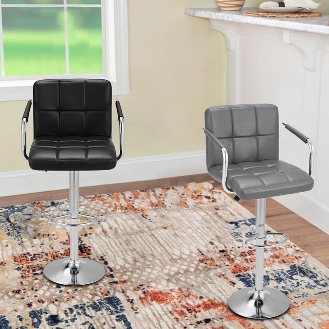 Hardiman adjustable height shop swivel bar stool