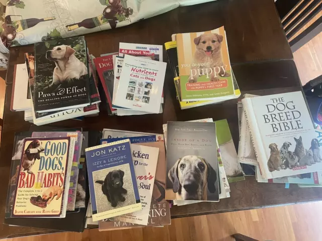 Dog Trainer's Book Collection - Lot of 50 Dog Training Books