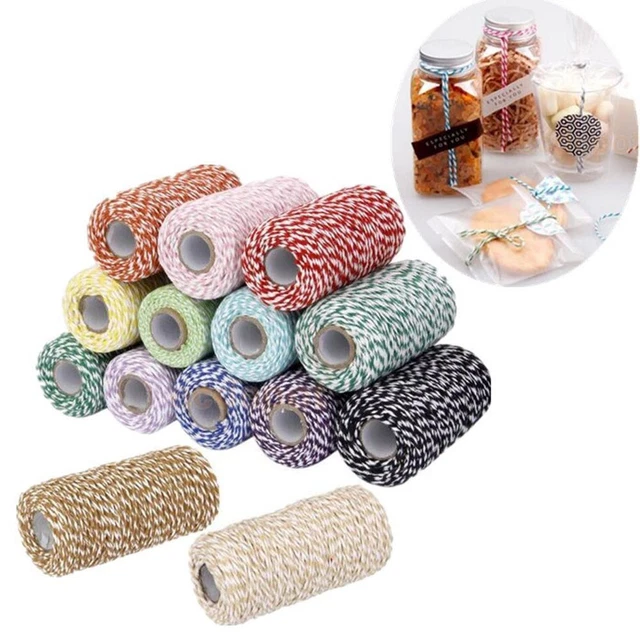 Handmade Christmas Twine String Cotton Cords DIY Rope Packing Craft Projects