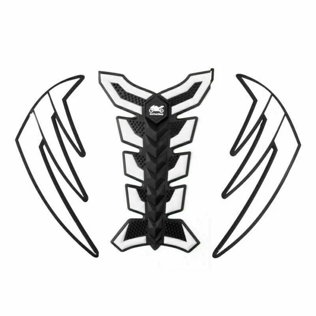 3D Side Tank Pad Protector Gas Knee Grip For Kawasaki ZX 250 300 6R 10R/12R AT