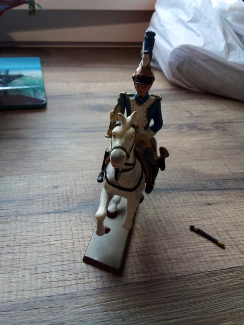 STARLUX SOLDAT Plastique Empire France Napoleon A Cheval +Soldat A Pied