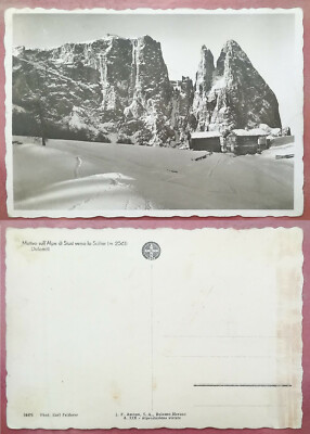 PANORAMA CARTOLINA COLORI TRENTINO ALTO ADIGE DOLOMITI 1972 ALPE DI SIUSI 