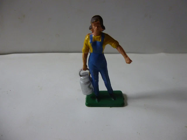 STARLUX ferme (ref 574) charrue avec cheval et conducteur