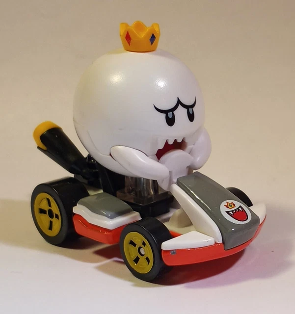HOT WHEELS MARIO Kart King Boo Ghost from Mario Kart Rainbow Road Track