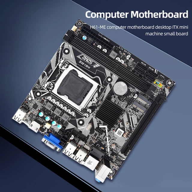 MOTHERBOARD SUPPORT NVME M.2/WIFI M.2/VGA/HD/SATA2.0 Interface Desktop ...