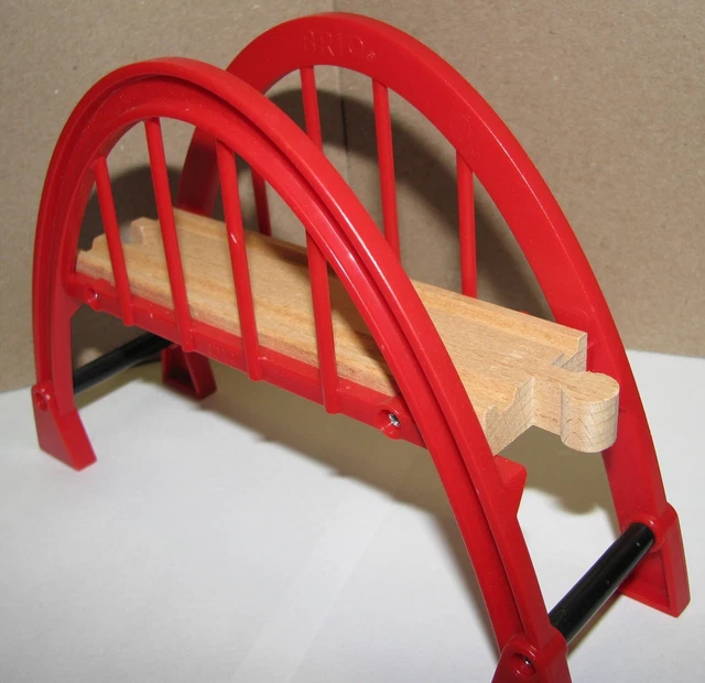 Red Arch Bridge for Brio Cargo Railway Deluxe Set Replacement