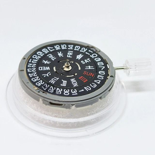 Lot De 5 Mouvements De Montre Avec Tiges Couronnes - Compatible NH35, NH36, NH38, NH39 | Acier Inoxydable Argenté