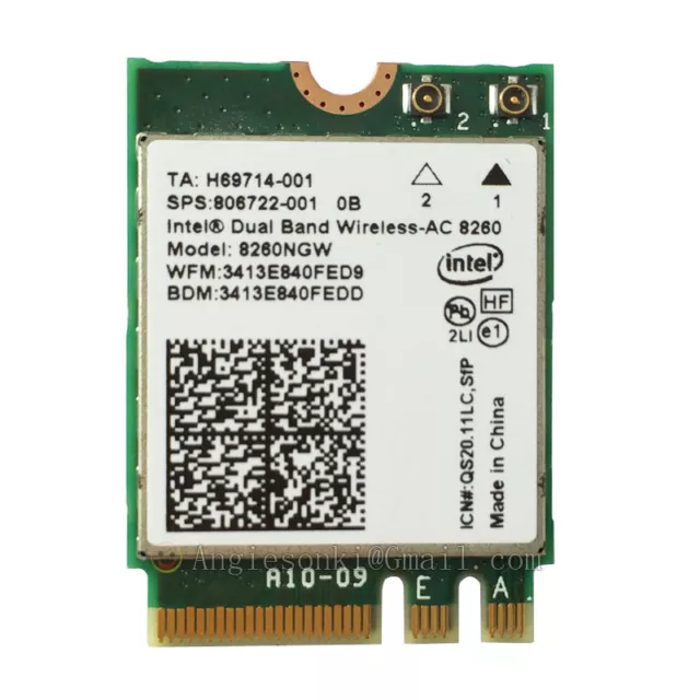 Dual Band Mini PCI-e Wifi 3160HMW 802.11ac Wireless Bluetooth