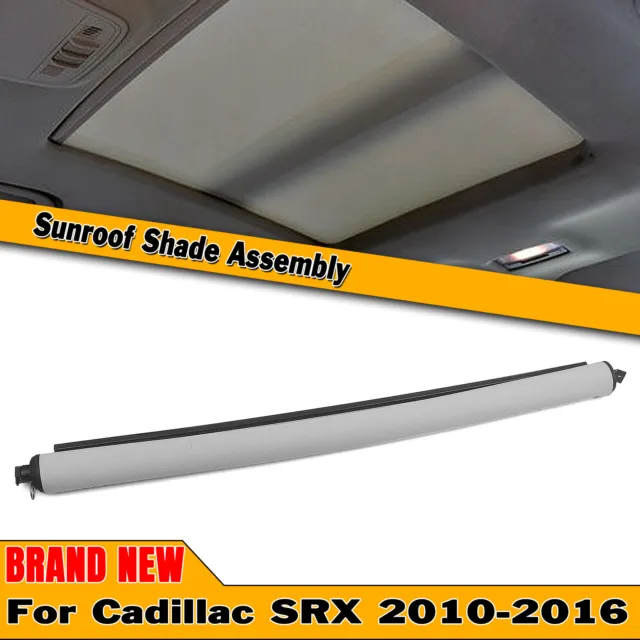 1x Gray Sunroof Sun Roof Curtain Shade Cover For Cadillac 2010-16 SRX 25964410