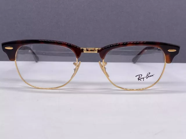 Ray Ban Brille HerrenDamen Braun Gold Clubmaster RB 5154 NP: 159€