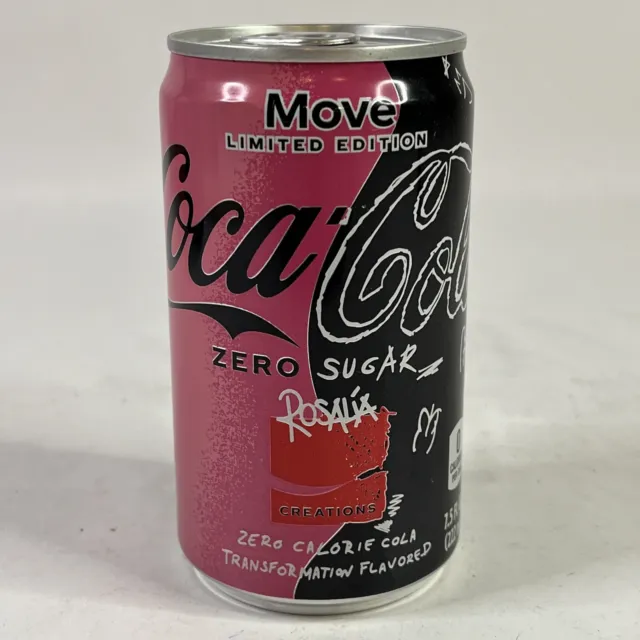 Coca-Cola Zero Sugar Move Limited Edition 7.5oz Rosalia Coke (1 Can) Transformat