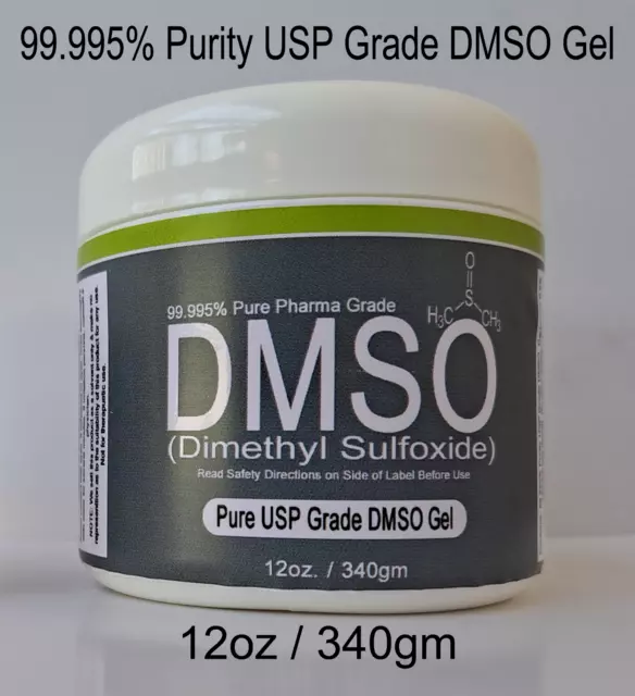 Pure DMSO 99.995% USP Pharmaceutical Grade GEL Dimethyl Sulfoxide 340gm