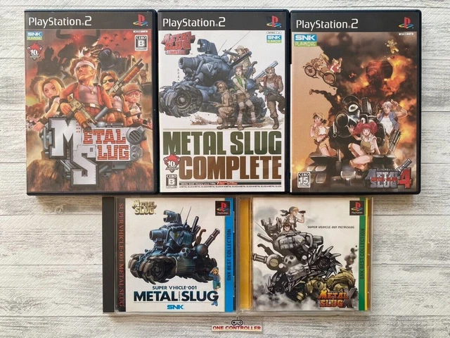 SONY PlayStation PS1 & 2  Metal Slug & 4 &  X & Complete 5games set from Japan