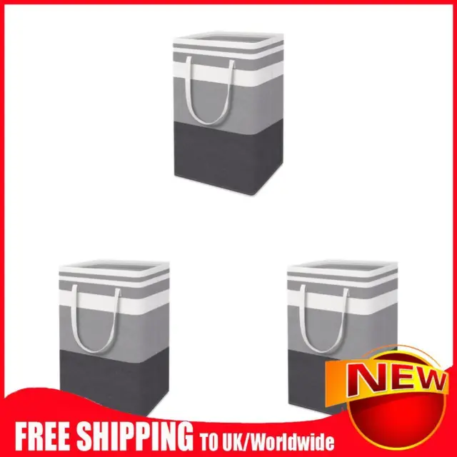Foldable Dirty Clothes Basket with Handle Fabric Storage Basket for Home Bedroom