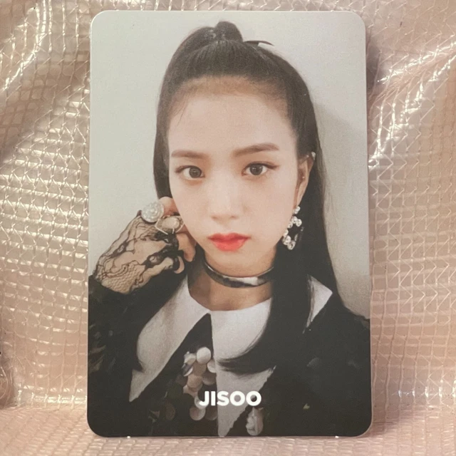 BLACKPINK JISOO SQUARE Up Official Photocard Kpop K-POP YG Genuine $6. ...