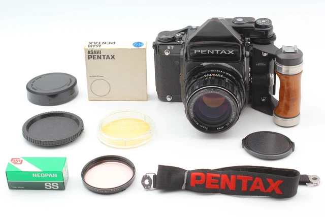 QUASI NUOVO / impugnatura] Pentax 67 modello TARDO TTL specchio +