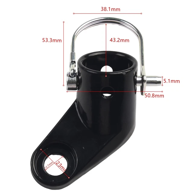 Attelage Remorque Vélo - Connecteur Acier Robuste - Pour Remorque Enfant, Chien, Cargo - Installation Facile Sans Outil