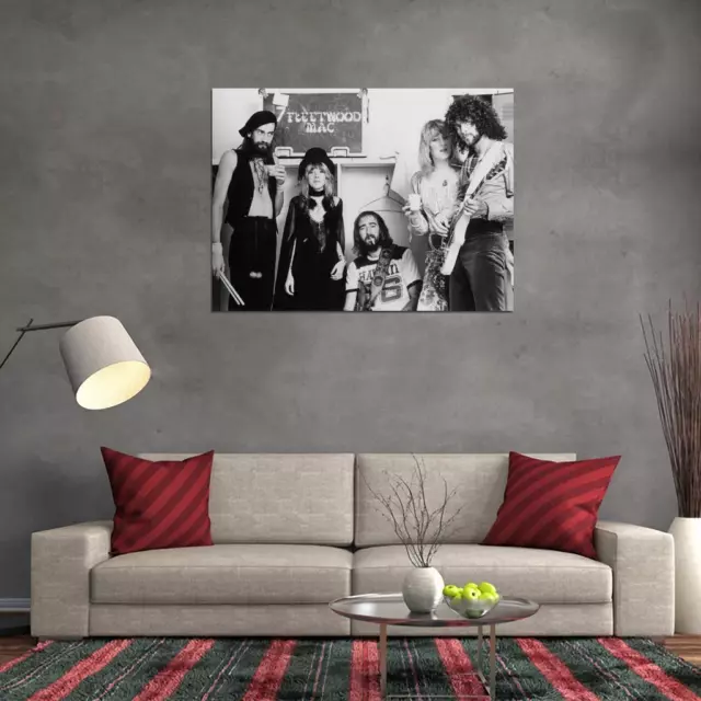 V1801 Fleetwood Mac Blues Pop Rock Band Music BW Decor WALL POSTER PRINT AU 2