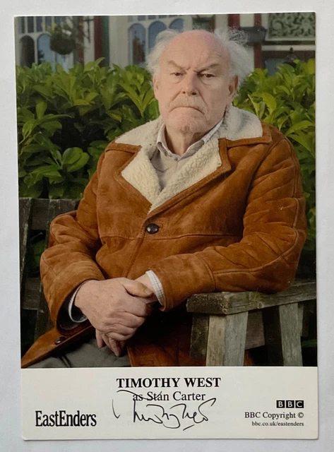 TIMOTHY WEST Genuine Handsigned Eastenders Castcard 6 x 4.