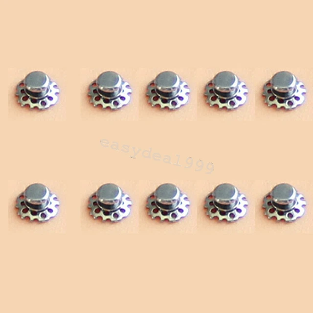 10PCS/Set Dental Dentist Orthodontic bondable lingual button Mesh Round Base FDA