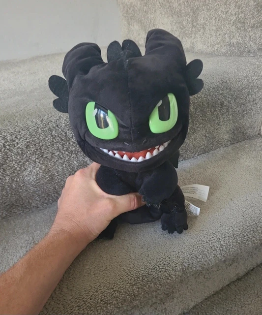 HOW TO TRAIN Your Dragon 12" Growling Toothless Soft Toy Dreamworks