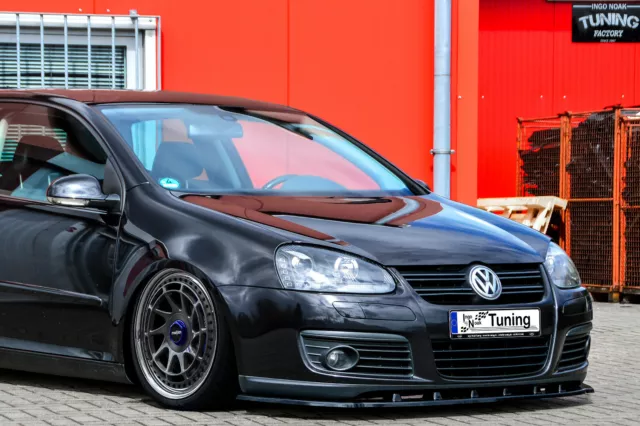 Spoilerschwert Frontspoiler Cuplippe V2 aus ABS für VW GOLF 5 GTI GT Variant ABE