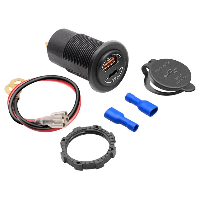 Supporto prolunga 60 W Qc4.0 supporto ricarica telefono nero B per moto B7