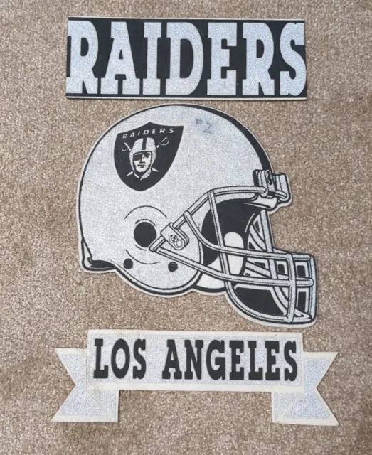 Vintage Los Angeles Raiders NFL Football PATCHES Lot