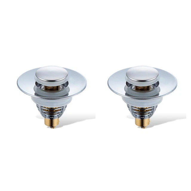1/2/3 for Pop-Up Sink Drain Stopper Filter Cover Copper Core Strainer Laundry