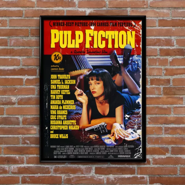 Pulp Fiction Quentin Tarantino Film Movie High Quality Poster Print Art A1, A2+