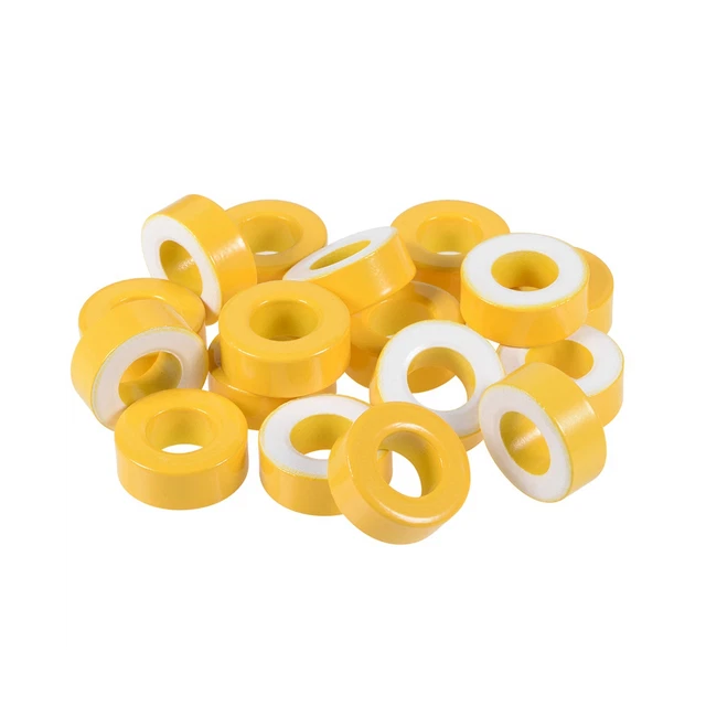 17 pezzi nucleo polvere di ferro nucleo ferrite giallo e bianco Z8N3