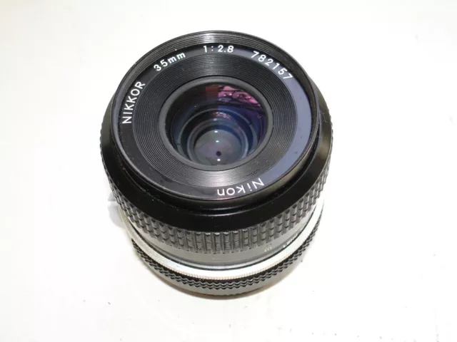 Objectif Nikon Nikkor Mf 35 mm f:2.8 pré-Ai