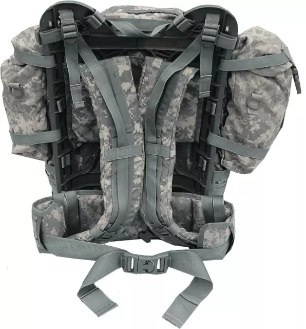 US Military ACU MOLLE LARGE RUCKSACK BACKPACK - COMPLETE SET UP - ARMY Ruck USGI