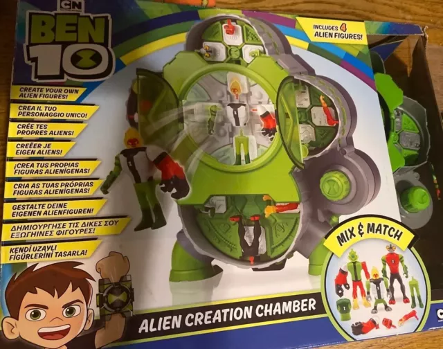 Ben 10 Alien Creation Chamber Including figures and 1 key In Original Box