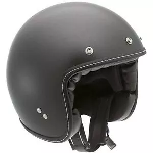 AGV RP60 Matte Black Solid Retro Street Helmet New XS X-Small