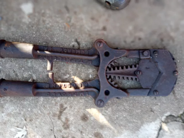 IMPROVED KEYSTONE DEHORNER James Scully Pomeroy PA Mfg by